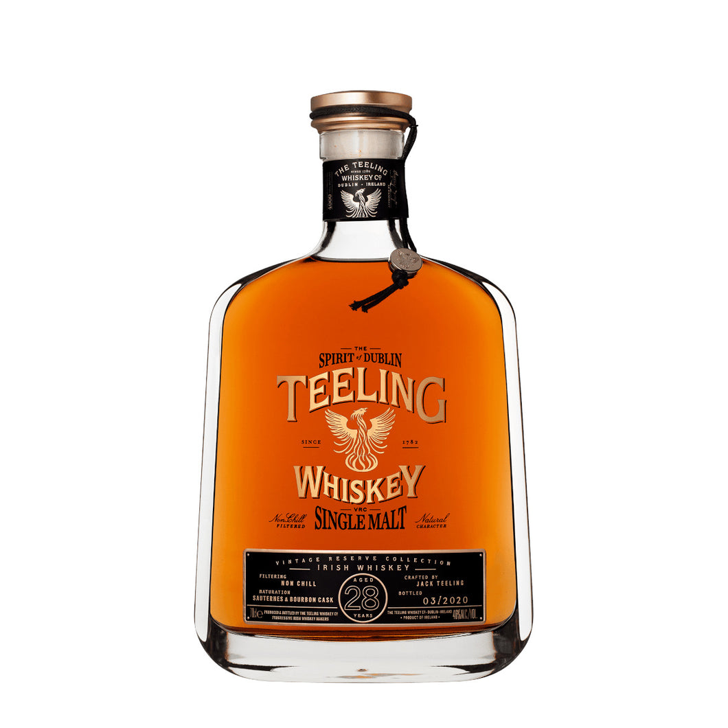 Teeling 28 Year Old Single Malt Irish Whiskey